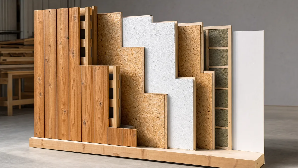 Wandaufbau Schichtenbild