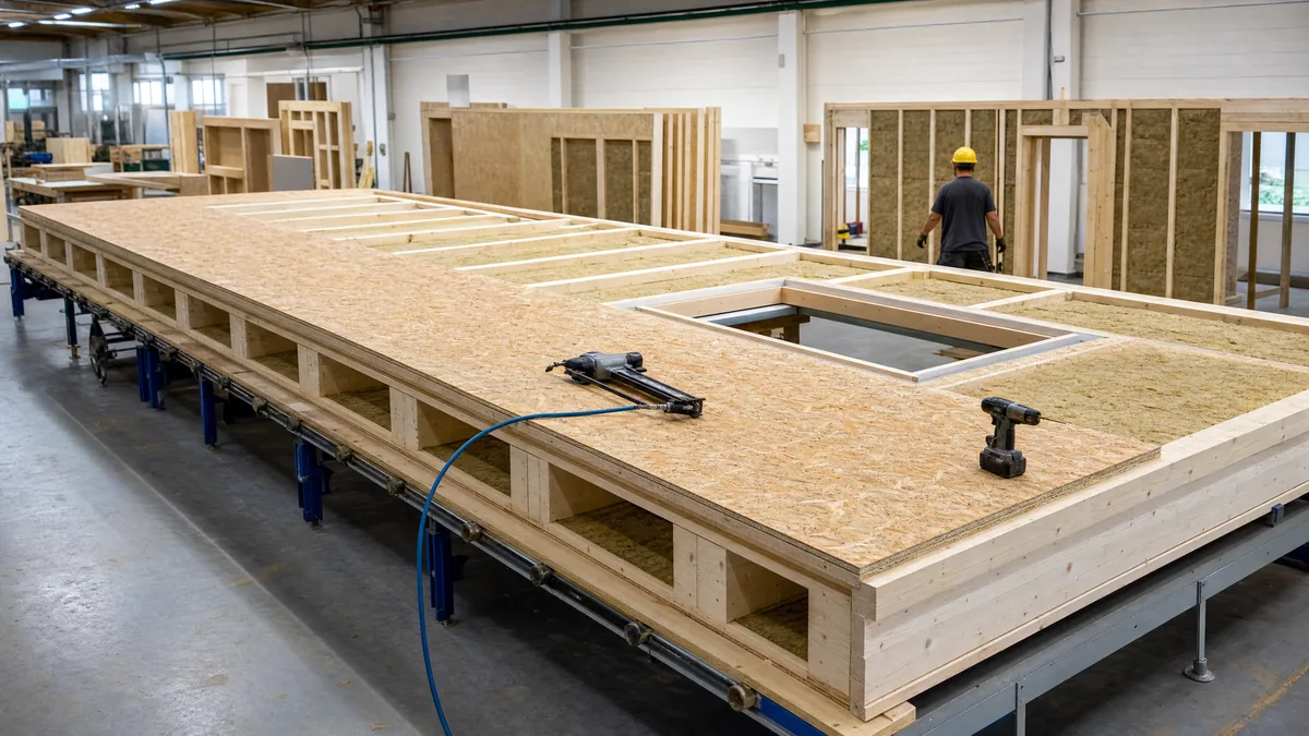 Werkhalle CNC-Vorfertigung