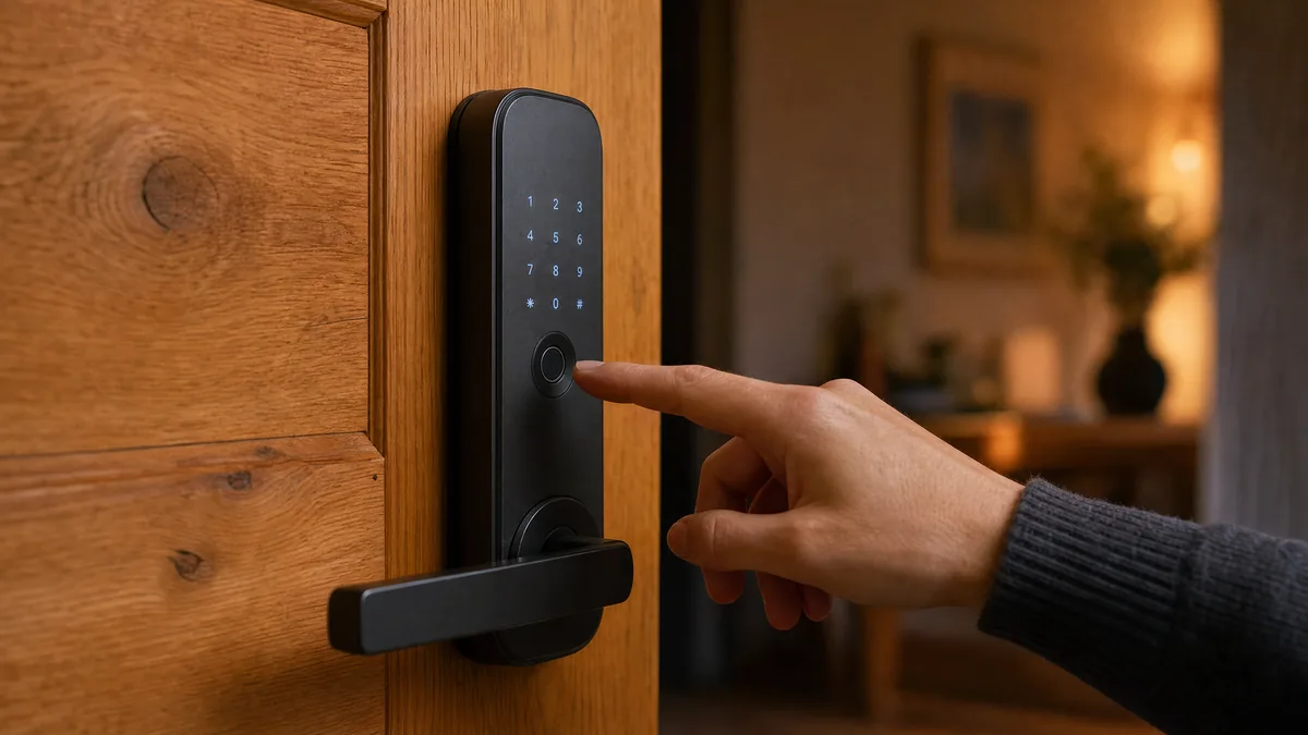 Smart Lock an Eingangstür