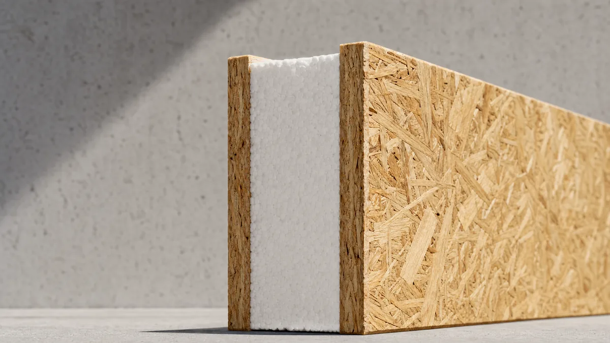 SIP-Panel Schichtaufbau